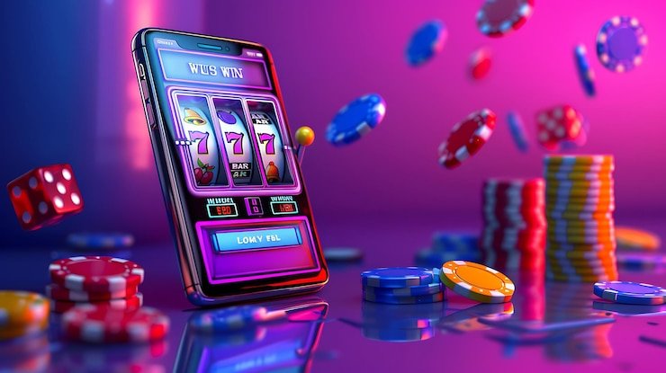 slotvigor Android app login screen showing email and password fields with notification settings