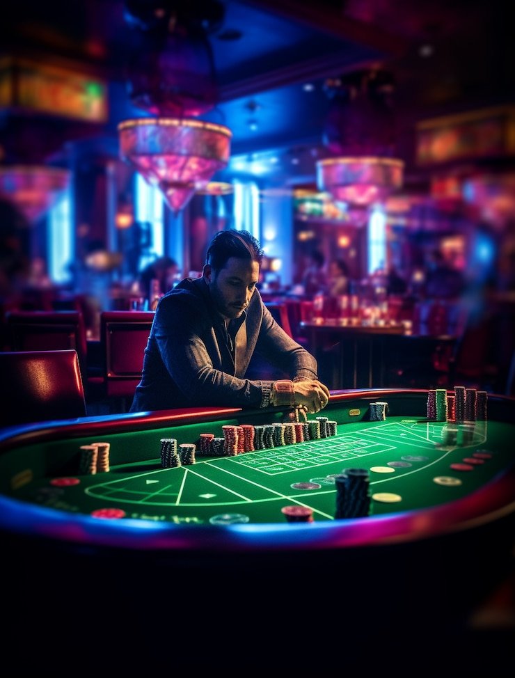 Live dealer at Free Bet Blackjack table on slotvigor, showing cards and betting layout